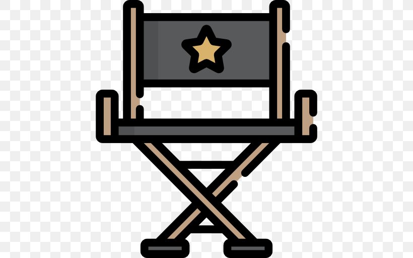 Director's Chair Clapperboard Clip Art, PNG, 512x512px, Chair, Clapperboard, Director, Film, Film Director Download Free