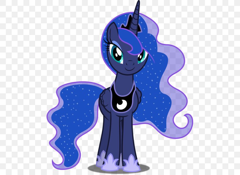 Princess Luna Princess Celestia Rarity Pinkie Pie, PNG, 501x600px, Princess Luna, Animal Figure, Art, Cartoon, Cobalt Blue Download Free