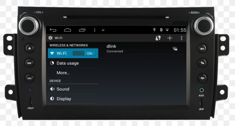 Suzuki Car Fiat Sedici Vehicle Audio, PNG, 840x450px, Suzuki, Audio, Audio Receiver, Automotive Head Unit, Automotive Navigation System Download Free