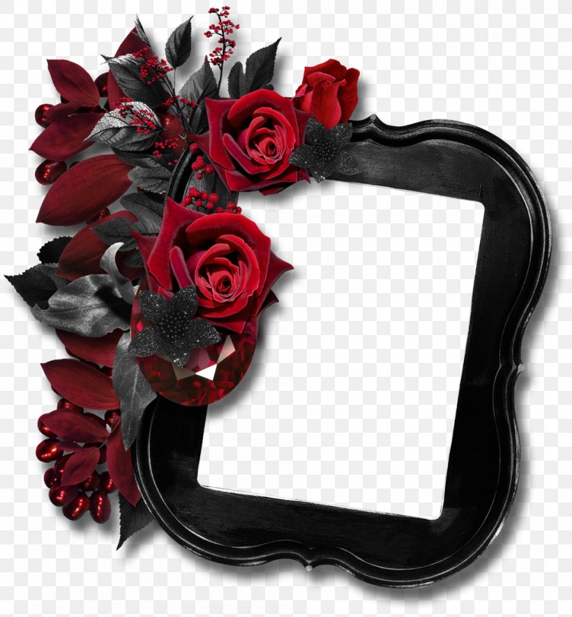 Black Rose Picture Frame Clip Art, PNG, 1000x1079px, Rose, Black Rose, Flower, Idea, Information Download Free