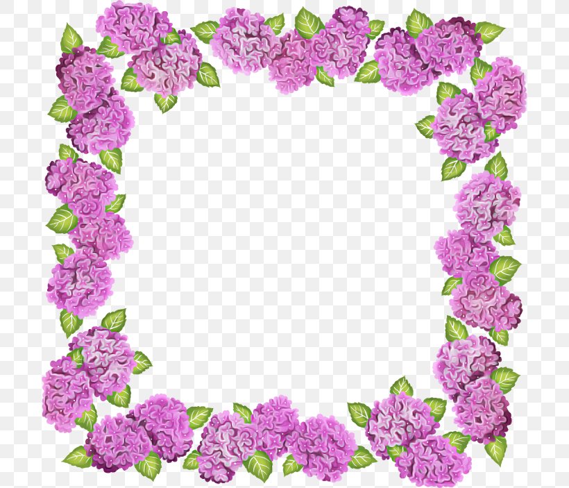 Picture Frame, PNG, 700x703px, Lilac, Flower, Hydrangea, Lavender, Lei Download Free