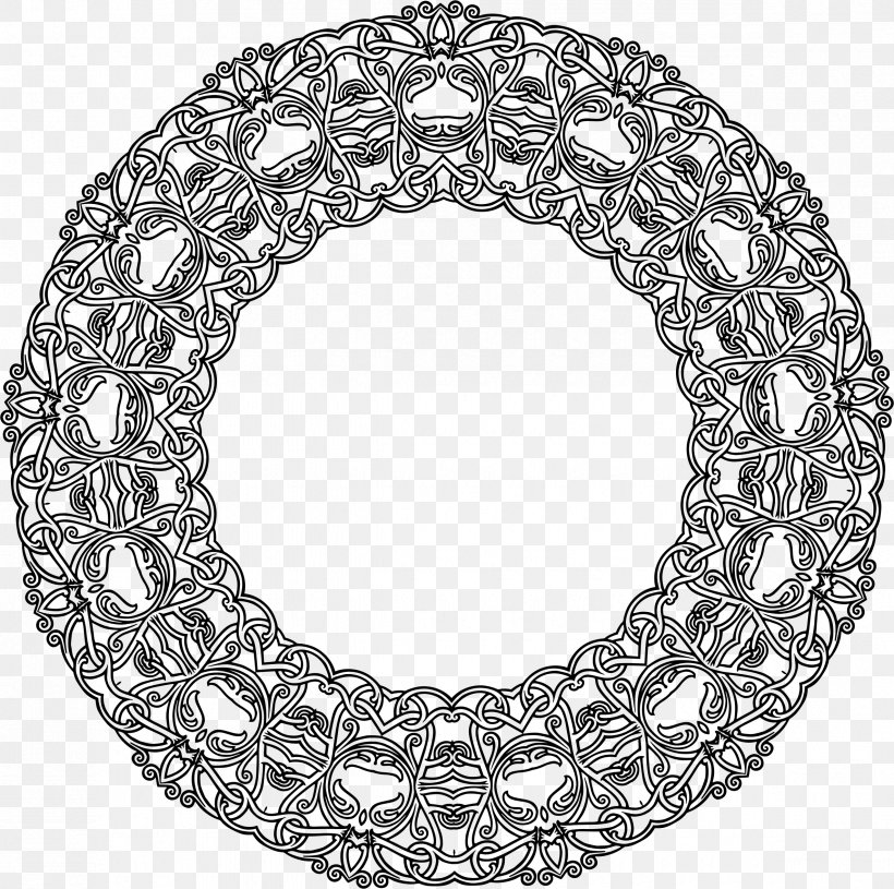 Circle Geometry Disk Clip Art, PNG, 2370x2358px, Geometry, Black And White, Body Jewelry, Disk, Geometric Shape Download Free
