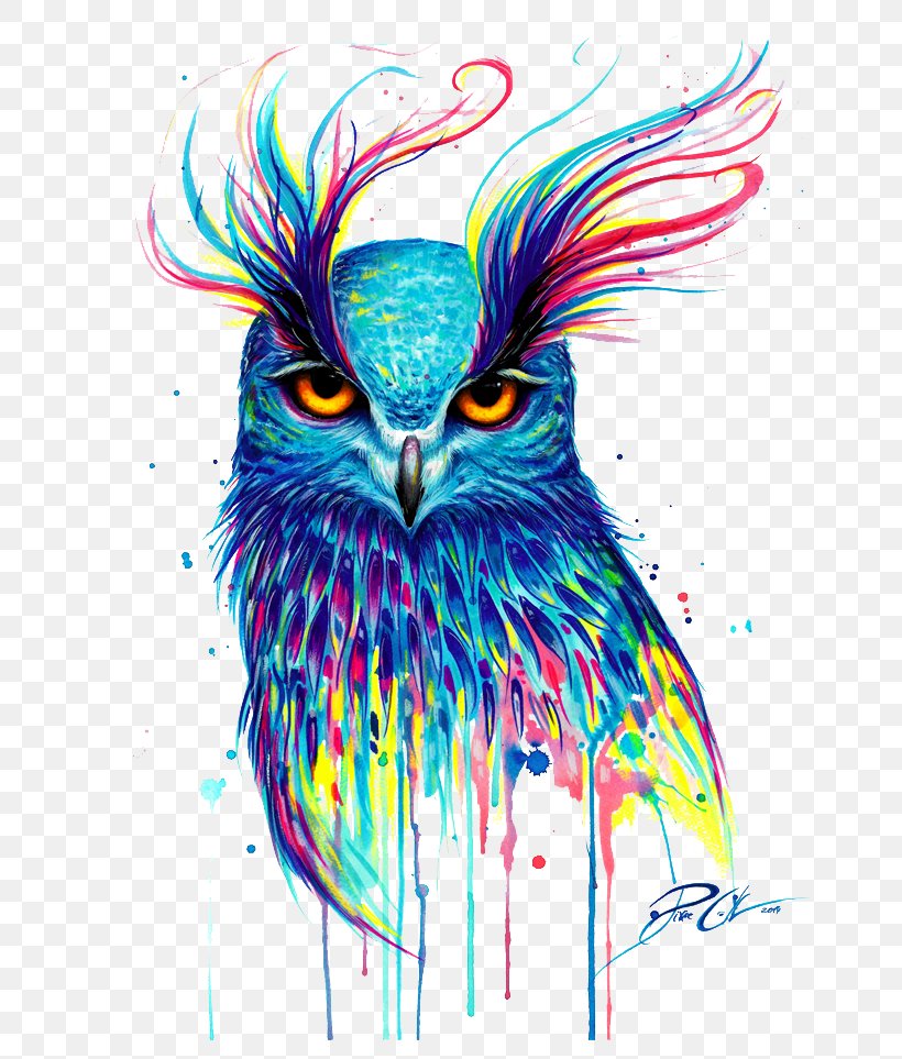 Owl T-shirt Bird Drawing Painting, PNG, 700x963px, Owl, Art, Beak, Bird, Bird Of Prey Download Free