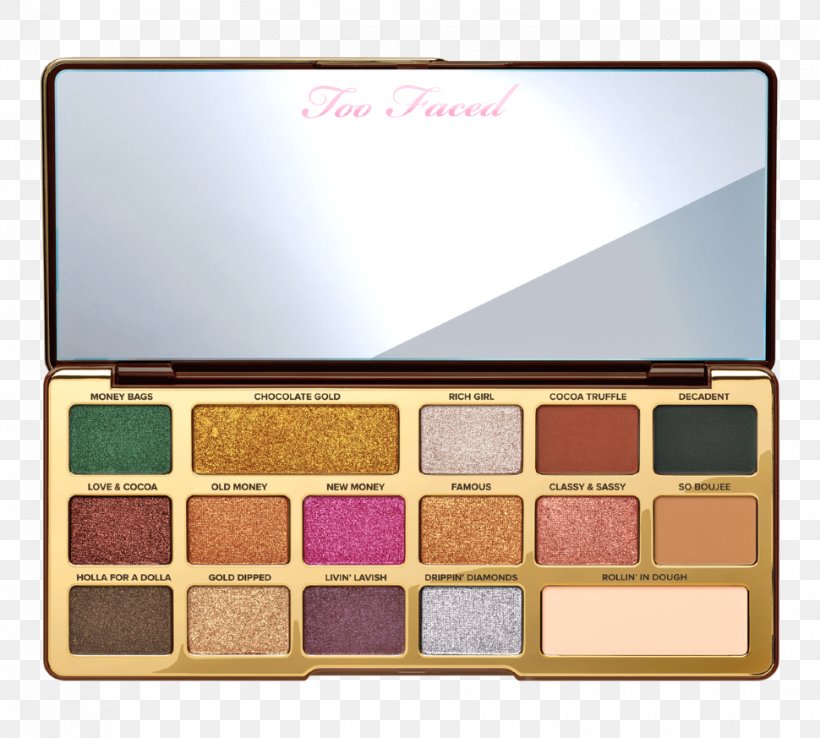 Too Faced Chocolate Gold Eye Shadow Palette Sephora Cosmetics Metallic Color, PNG, 970x873px, Eye Shadow, Color, Confectionery, Cosmetics, Eye Download Free