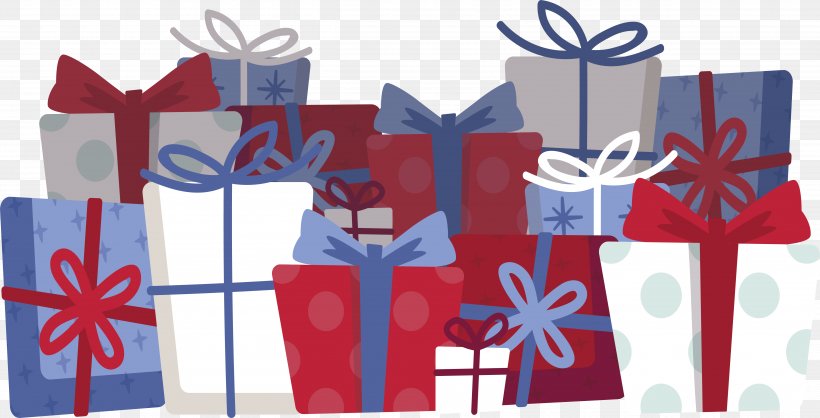 Gift Christmas Computer File, PNG, 5005x2556px, Gift, Banner, Blue, Christmas, Designer Download Free