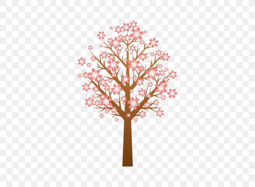 Paper Christmas Tree Wall Decal, PNG, 600x600px, Paper, Blossom, Branch, Cherry Blossom, Christmas Tree Download Free