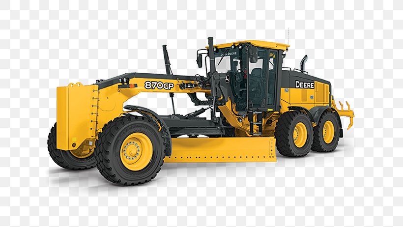 John Deere Grader Heavy Machinery Architectural Engineering Tractor, PNG, 642x462px, John Deere, Agricultural Machinery, Architectural Engineering, Bulldozer, Business Download Free