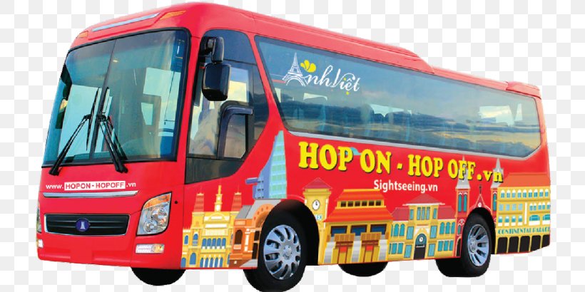 Tour Bus Service City Sightseeing Anh Viet Hop On-Hop Off Vietnam Travel, PNG, 730x410px, Bus, Big Bus Company, City Sightseeing, Commercial Vehicle, Double Decker Bus Download Free