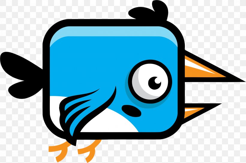 Blue Flappy Bird Clip Art, PNG, 2368x1567px, Flappy Bird, Android, Animation, Artwork, Beak Download Free