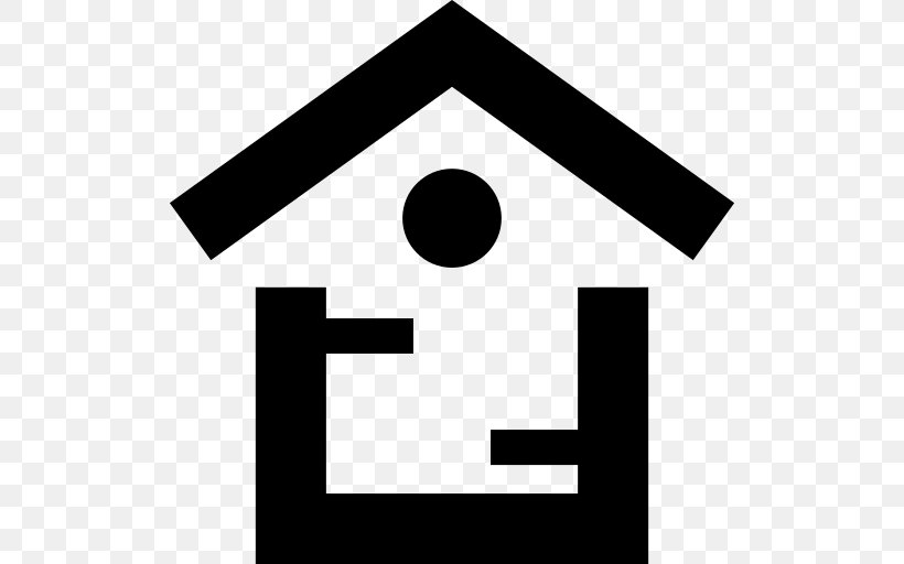 House Real Estate Real Property, PNG, 512x512px, House, Area, Black, Black And White, Brand Download Free