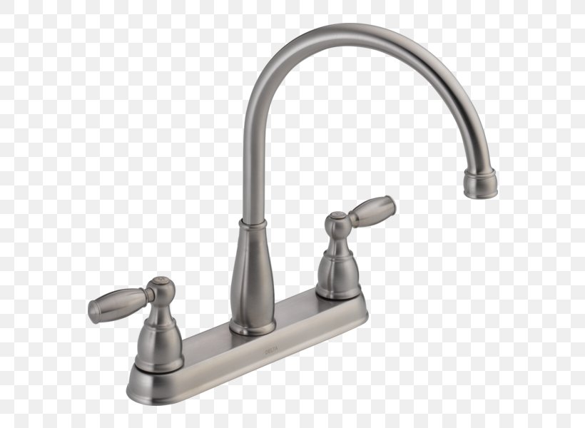 Tap Sink Kitchen Moen Handle, PNG, 600x600px, Tap, Bathroom, Bathtub Accessory, Brass, Delta Faucet Company Download Free