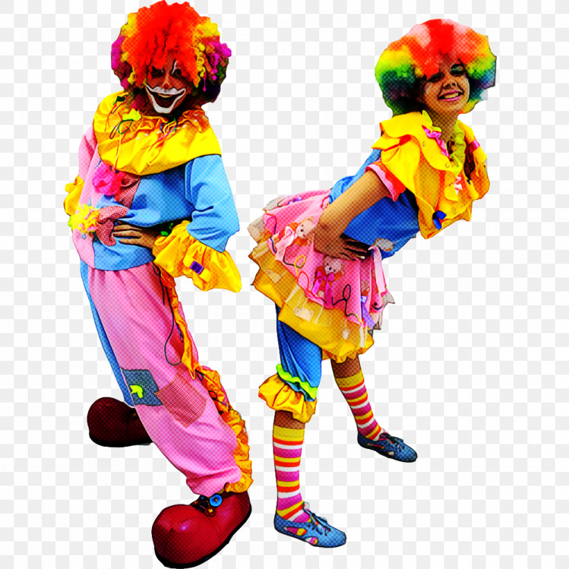 Clown Performing Arts Costume Fun Wig, PNG, 1000x1000px, Clown, Costume, Fun, Hippie, Jester Download Free