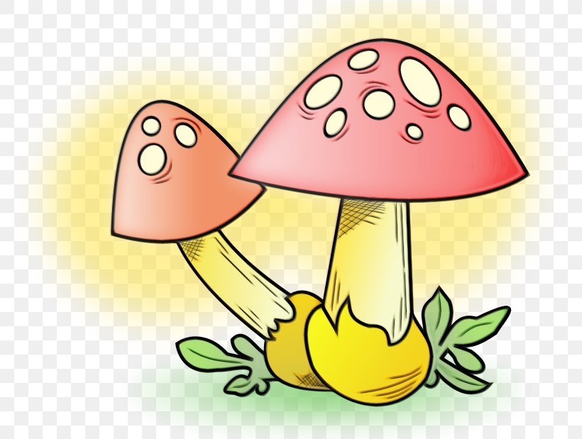 Mushroom Cartoon Clip Art Agaric Landscape, PNG, 771x619px, Watercolor, Agaric, Cartoon, Fungus, Landscape Download Free