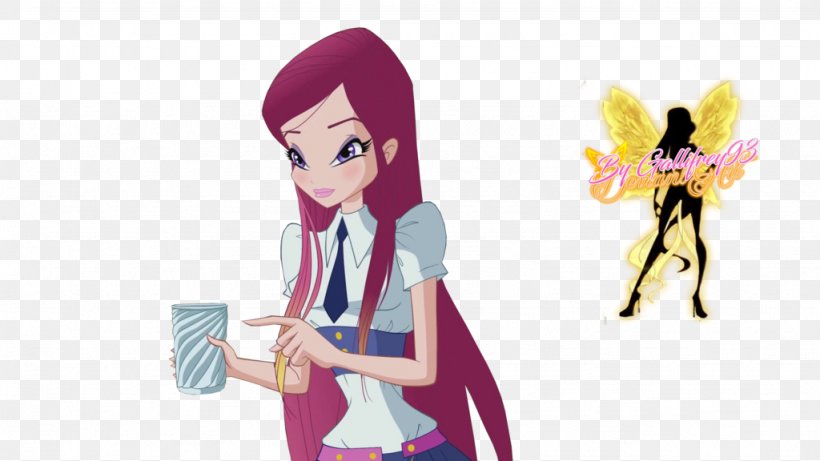 Roxy Winx Club WOW: World Of Winx, PNG, 1024x576px, Watercolor, Cartoon, Flower, Frame, Heart Download Free