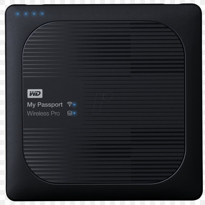 Western Digital WD My Passport Wireless Pro WDBSMT0030BBK Hard Drives Disk Enclosure, PNG, 2232x2232px, Wd My Passport Wireless Pro, Audio, Audio Equipment, Disk Enclosure, Electronic Device Download Free