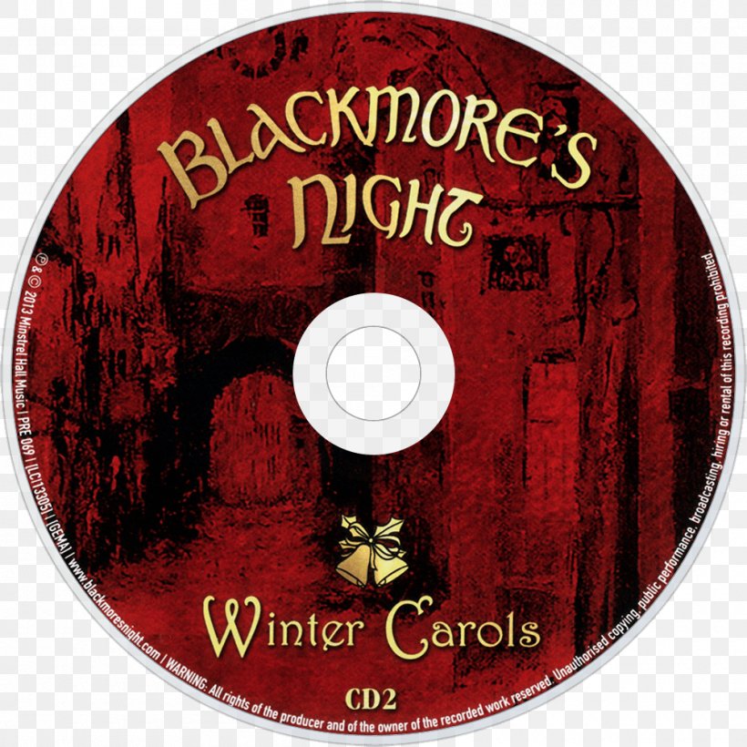 Winter Carols Blackmore's Night Paris Moon Compact Disc DVD, PNG, 1000x1000px, Watercolor, Cartoon, Flower, Frame, Heart Download Free