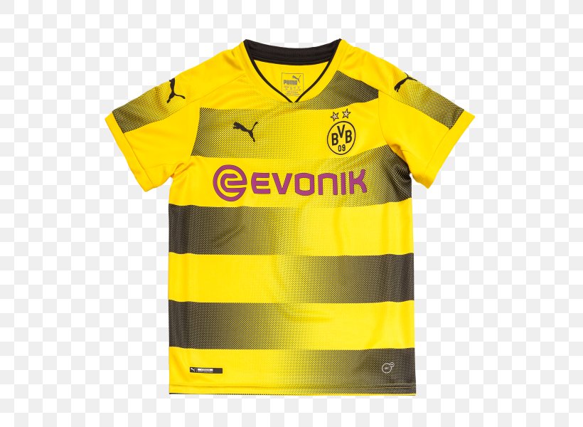 Borussia Dortmund T-shirt 2017–18 Bundesliga Jersey Kit, PNG, 600x600px, 2017, 2018, 2019, Borussia Dortmund, Active Shirt Download Free