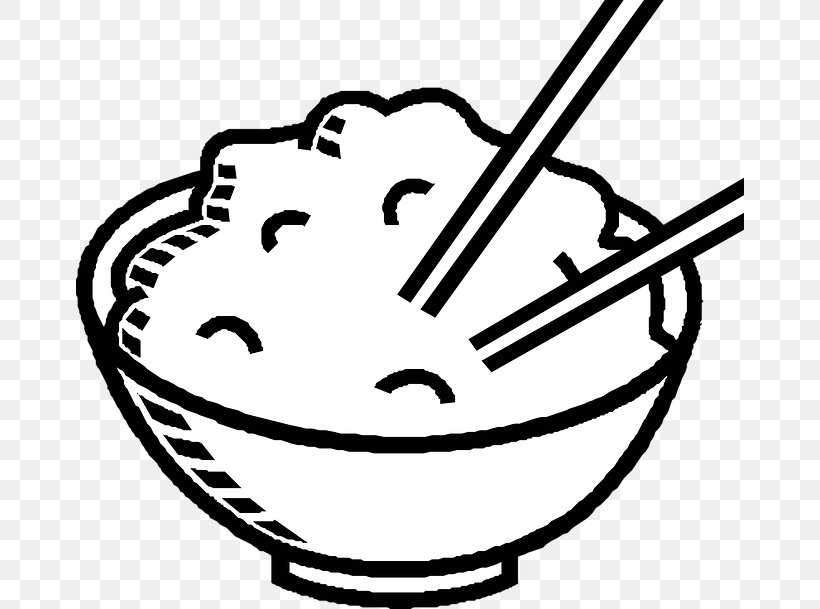 Chinese Fried Rice Clip Art, PNG, 668x609px, Fried Rice, Asian Cuisine, Black And White, Chinese Cuisine, Chinese Fried Rice Download Free