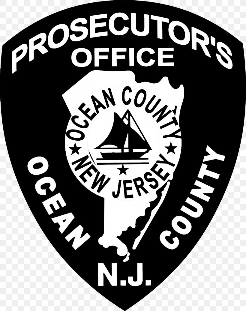 Ocean County Prosecutor's Office Police Arrest Sheriff, PNG, 2142x2709px, Prosecutor, Area, Arrest, Badge, Black And White Download Free