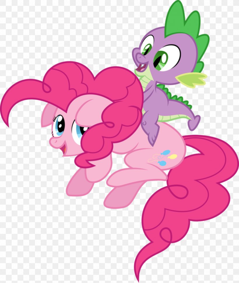 Pinkie Pie Spike Pony Animation, PNG, 822x971px, Watercolor, Cartoon, Flower, Frame, Heart Download Free