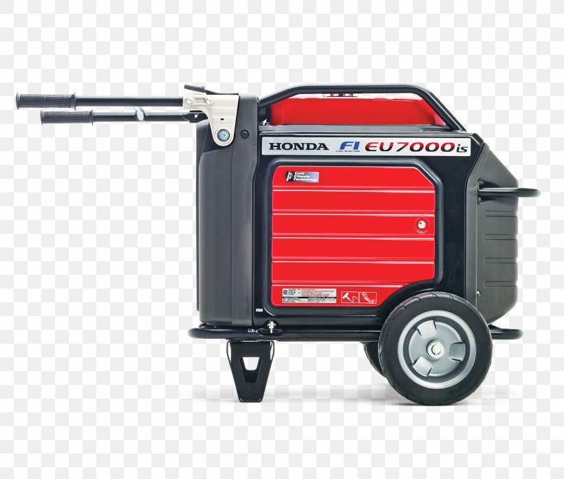 Electric Generator Honda Power Equipment EU7000iS Inverter Generator Car Honda Power Equipment EU2000i Inverter Generator, PNG, 2000x1700px, Electric Generator, Automotive Exterior, Car, Diesel Generator, Electricity Download Free