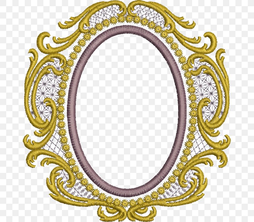 Embroider Now Oval Interior Design Services Embroidery, PNG, 673x719px, Embroider Now, Art, Decorative Arts, Embroidery, Gold Download Free