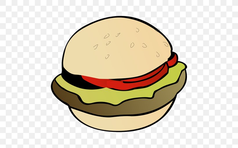 Hamburger Veggie Burger Hot Dog Cheeseburger Clip Art, PNG, 512x512px, Hamburger, Animation, Bun, Cartoon, Cheeseburger Download Free