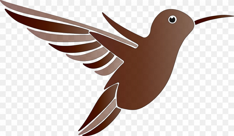 Hummingbird, PNG, 2999x1747px, Cartoon Bird, Animal Figure, Beak, Bird, Chimney Swift Download Free