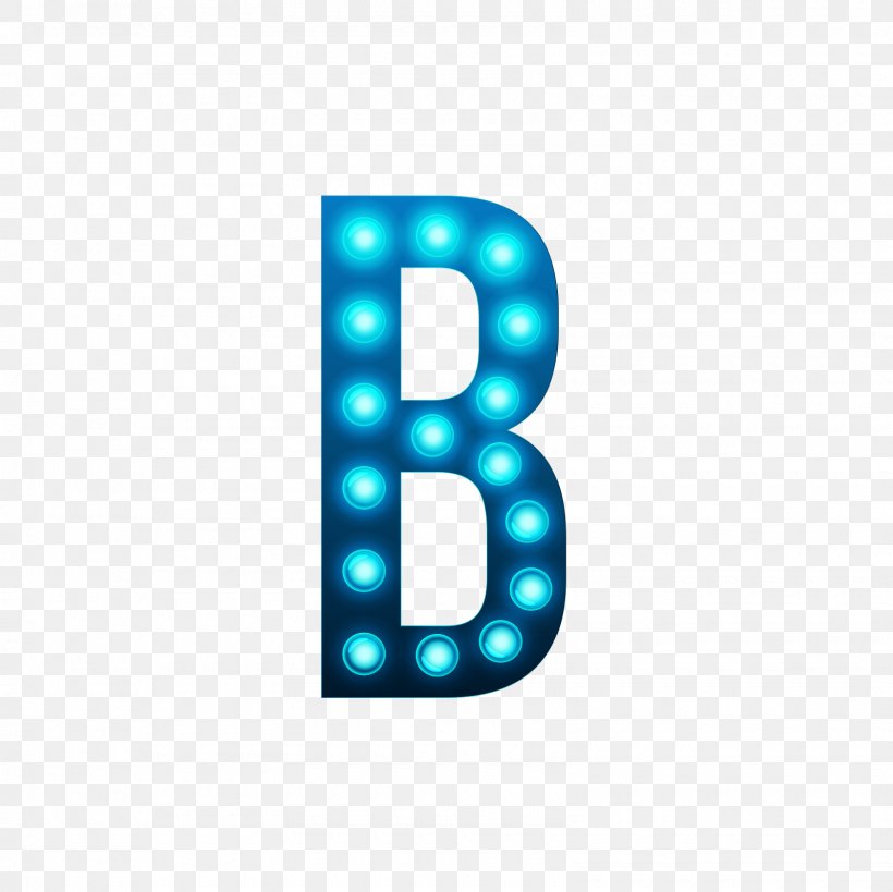 Light Letter B, PNG, 1600x1600px, Light, Alphabet, Aqua, Blue, Lamp Download Free