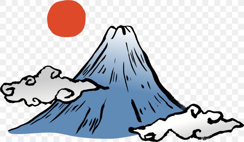 Mount Fuji Clip Art Openclipart Fine Wind, Clear Morning, PNG, 2390x1398px, Mount Fuji, Fine Wind Clear Morning, Mountain, Painting, Thirtysix Views Of Mount Fuji Download Free