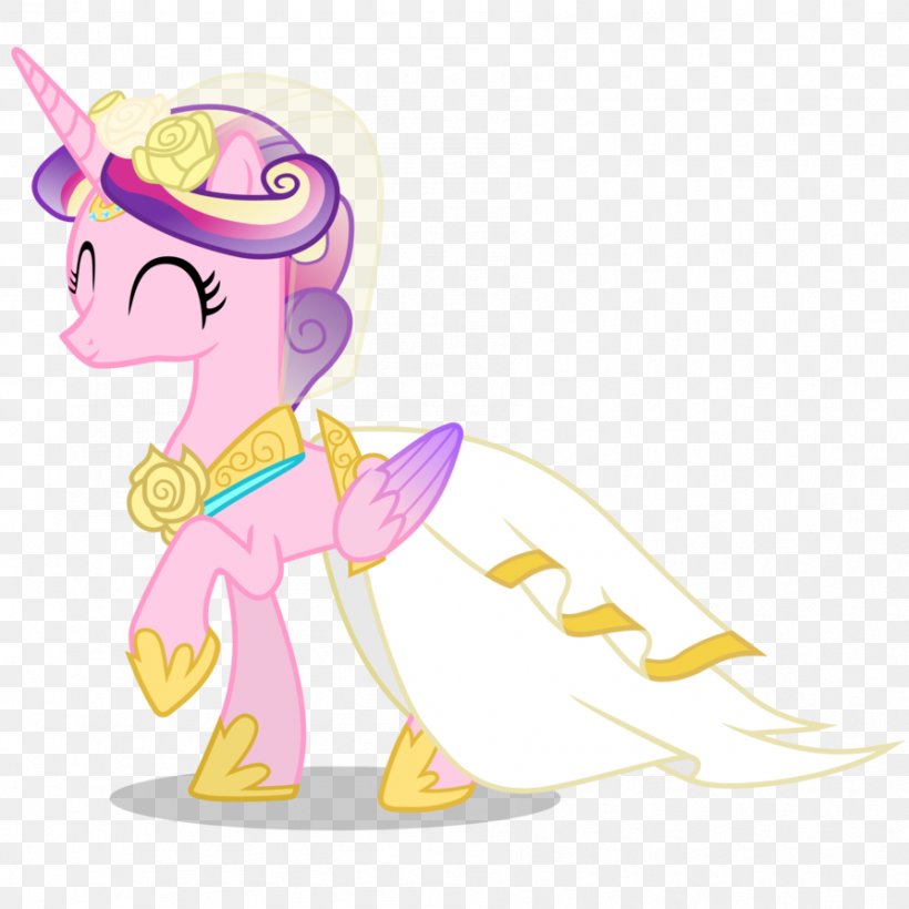 Princess Cadance Pony Twilight Sparkle Rainbow Dash Wedding, PNG, 894x894px, Watercolor, Cartoon, Flower, Frame, Heart Download Free