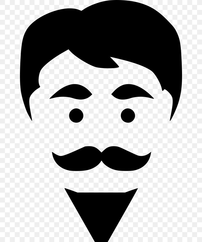 Clip Art Moustache Beard Image, PNG, 658x980px, Moustache, Beard, Black Hair, Blackandwhite, Cartoon Download Free