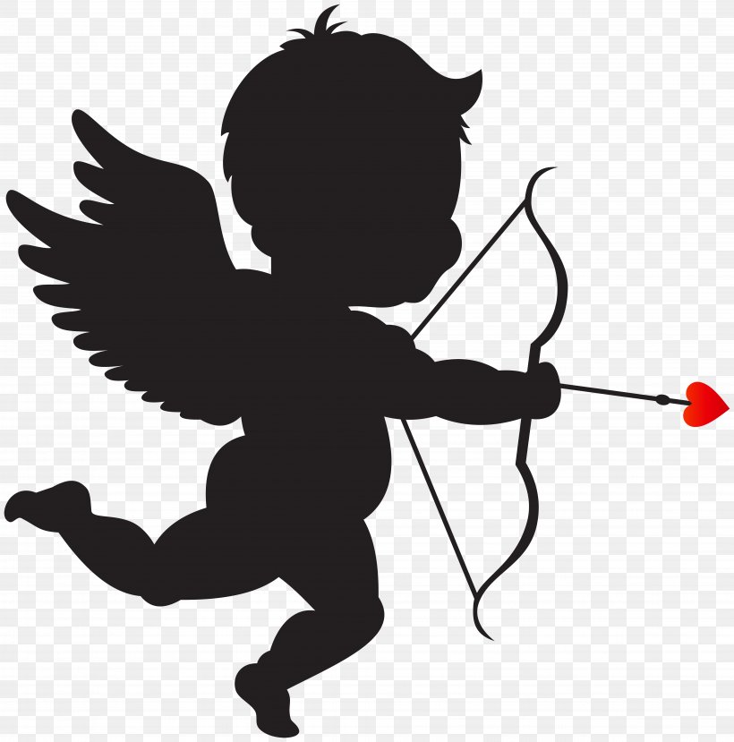 Valentine's Day Cupid Lupercalia Venus Heart, PNG, 7904x8000px, Cupid And Psyche, Apuleius, Art, Black And White, Cupid Download Free