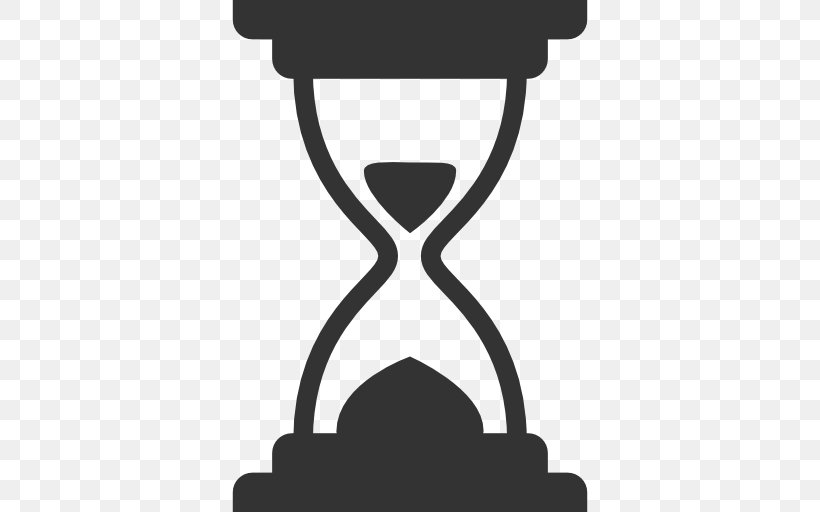 Hourglass Download, PNG, 512x512px, Hourglass, Black, Black And White, Clock, Egg Timer Download Free
