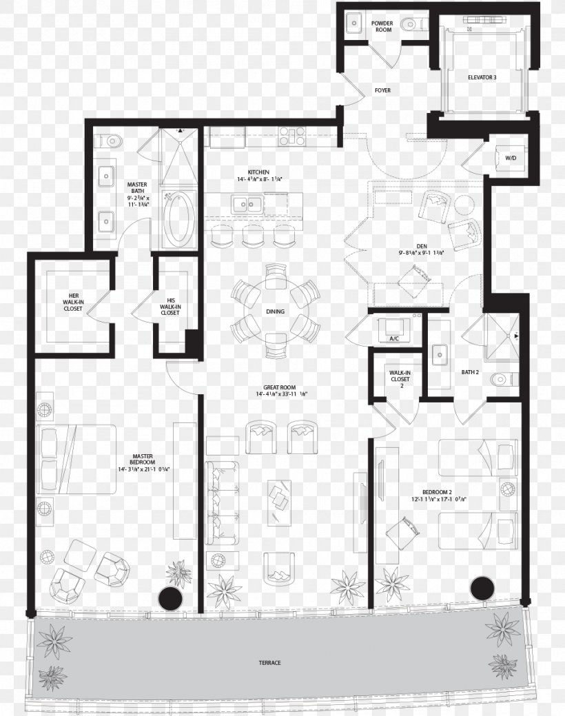 South Of Fifth Marea Condominium Marea Miami Beach The Marea South Pointe Drive, PNG, 960x1217px, South Of Fifth, Area, Black And White, Brickell, Diagram Download Free