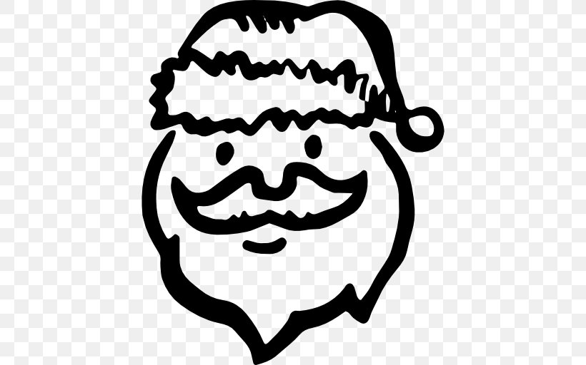Santa Claus Christmas Decoration Clip Art, PNG, 512x512px, Santa Claus, Black And White, Christmas, Christmas Decoration, Christmas Gift Download Free