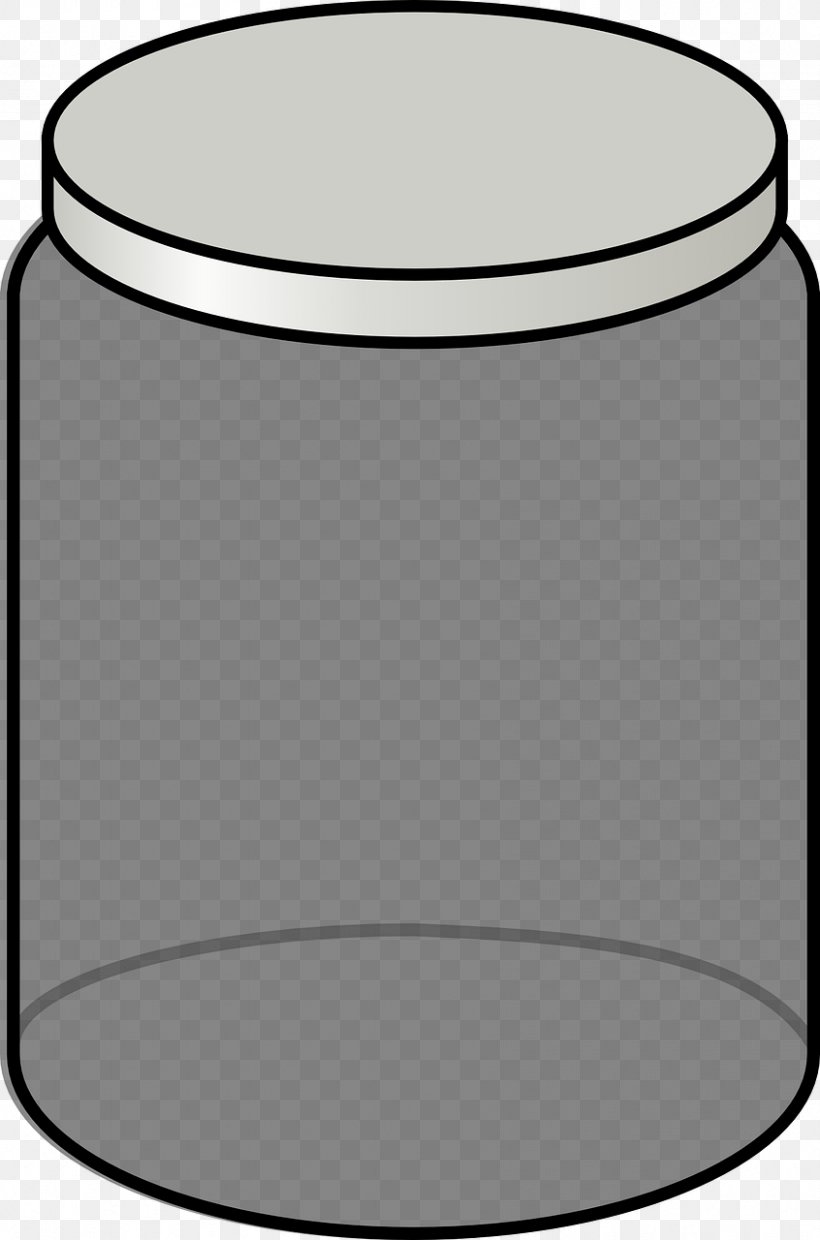 Mason Jar Lid Container Glass Clip Art, PNG, 846x1280px, Jar, Area, Biscuit Jars, Black And White, Bottle Download Free