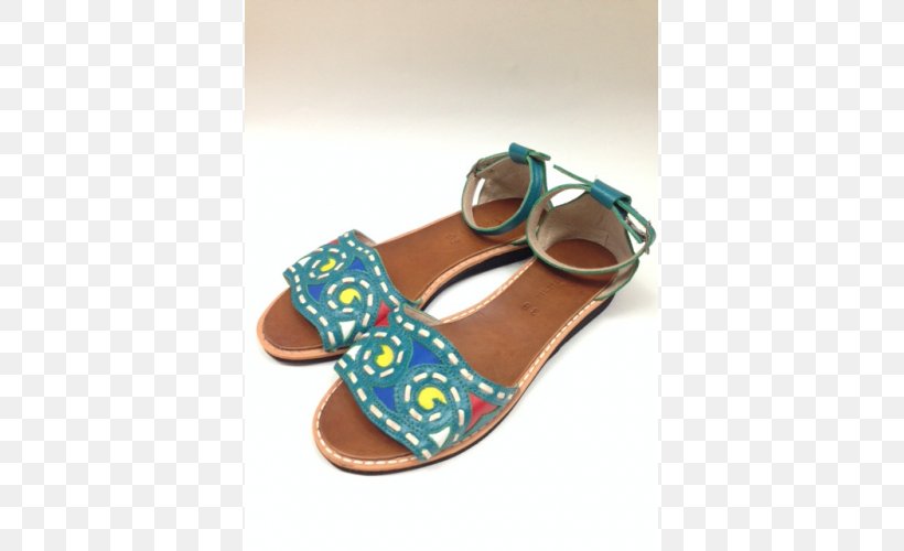 Sandal Flip-flops Leather Shoe Turquoise, PNG, 500x500px, Sandal, Artisan, Billboard, Blue, Color Download Free