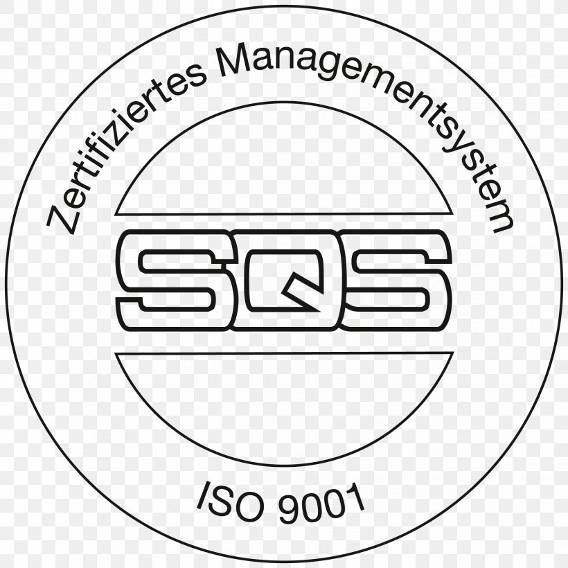 Schweizerische Vereinigung Für Qualitäts- Und Managementsysteme Certification ISO 9000 Management System ISO 9001, PNG, 2342x2342px, Certification, Area, Black And White, Brand, Diagram Download Free