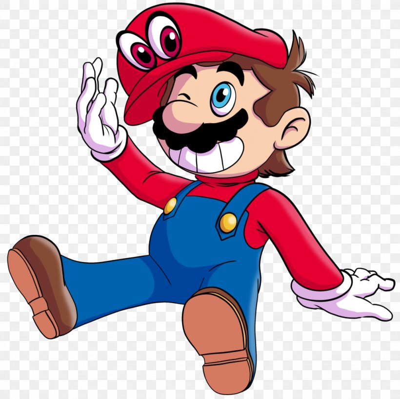 Super Mario Odyssey Mario Bros. Super Mario Galaxy Toad, PNG, 1024x1023px, Watercolor, Cartoon, Flower, Frame, Heart Download Free