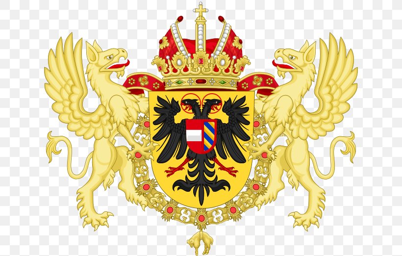 Holy Roman Empire Coat Of Arms Of Charles V, Holy Roman Emperor Coat Of Arms Of Charles V, Holy Roman Emperor, PNG, 640x522px, Holy Roman Empire, Archduke, Charles V, Coat Of Arms, Crest Download Free