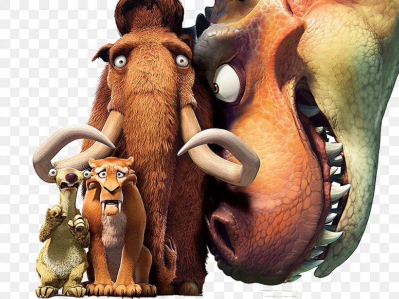Manfred Scrat Sid Ice Age Cinema, PNG, 1024x768px, Manfred, Chris Wedge, Cinema, Denis Leary, Elephants And Mammoths Download Free