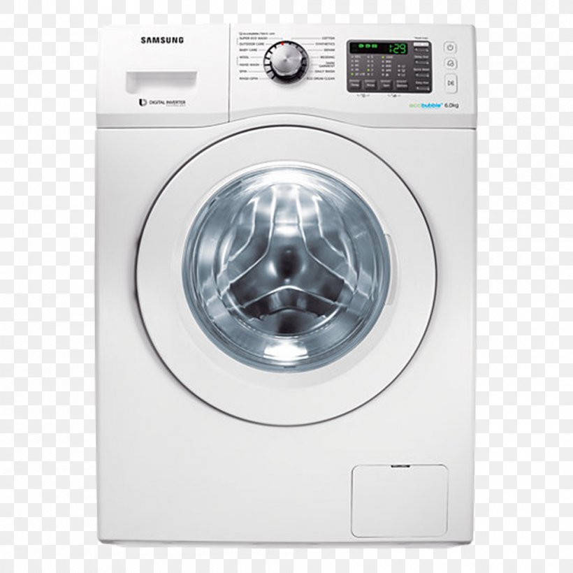 Washing Machines Samsung Washing Machine Samsung Galaxy A8 / A8+, PNG, 1000x1000px, Washing Machines, Automatic Firearm, Clothes Dryer, Haier Hwt10mw1, Home Appliance Download Free