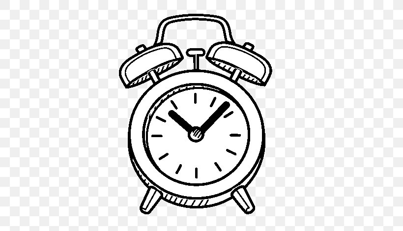 Alarm Clocks Drawing Coloring Book Watch, PNG, 600x470px, Clock, Alarm Clock, Alarm Clocks, Area, Bedtime Download Free