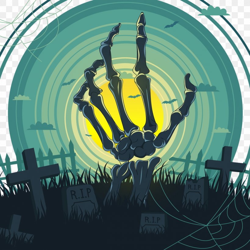 Euclidean Vector Hand Bone Cemetery, PNG, 1200x1200px, Hand, Art, Bone, Cemetery, Drawing Download Free