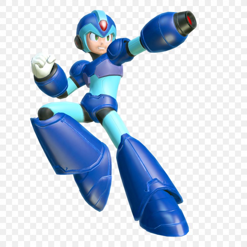 Mega Man X Super Smash Bros. For Nintendo 3DS And Wii U Mega Man Maverick Hunter X, PNG, 1024x1024px, Mega Man, Action Figure, Blue, Fictional Character, Figurine Download Free