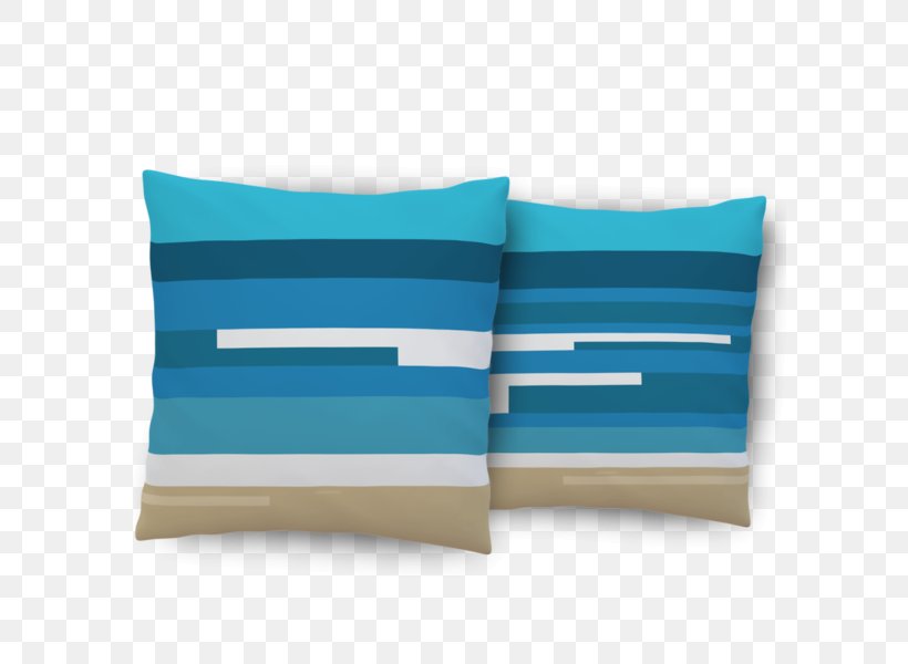 Throw Pillows Cushion El Porto Beach, PNG, 600x600px, Pillow, Aqua, Baseball Cap, Beach, Blue Download Free