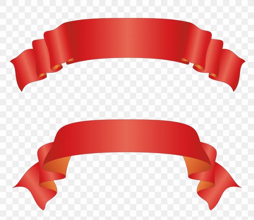 Ribbon Clip Art, PNG, 3718x3228px, Ribbon, Red, Red Ribbon Download Free