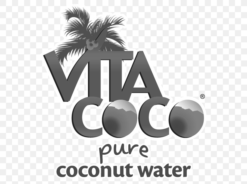 Vita Coco 100% Natural Coconut Water, PNG, 609x609px, Coconut Water, Black And White, Bottle, Brand, Coconut Download Free