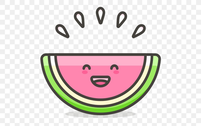 Smiley Watermelon Clip Art, PNG, 512x512px, Smiley, Area, Auglis, Emoji, Emoticon Download Free